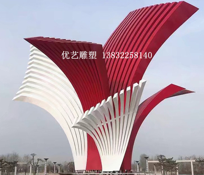 城市廣場(chǎng)不銹鋼雕塑