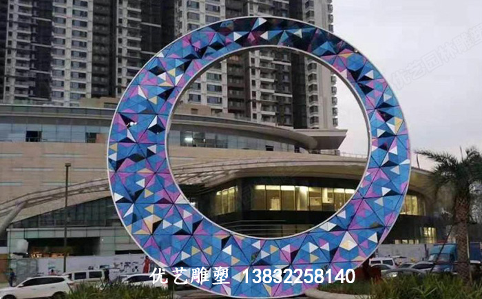 城市廣場(chǎng)不銹鋼雕塑